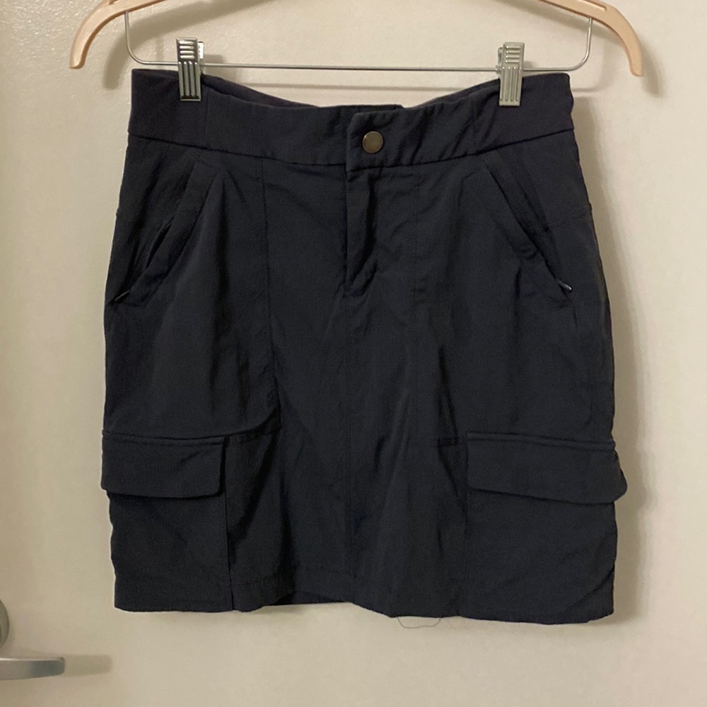 Athlete skirt skort dark cement gray.  17 inches long